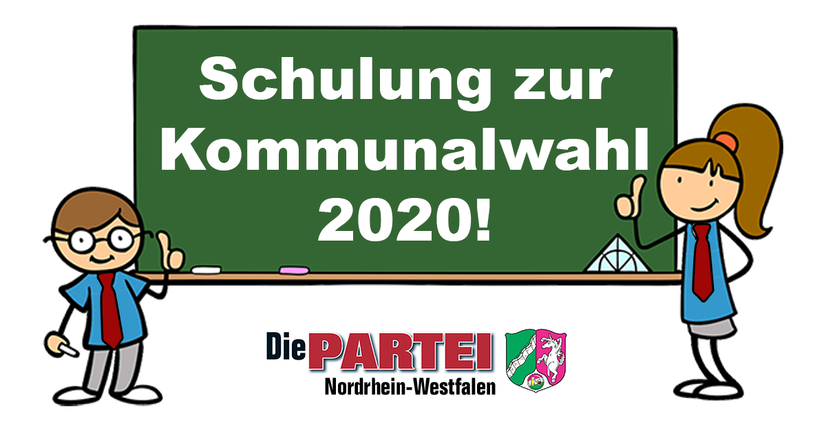Delegierten-Schulung zur Kommunalwahl 2020!